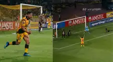 Guido Vadalá anotó el 1-1 de Coquimbo Unido ante Universitario por la Copa Libertadores
