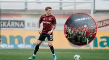 Oliver Sonne vivió tensa situación tras invasión de hinchas en el clásico Slavia Praga y Sparta Praga