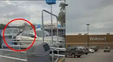 Inmigrante EMBISTIÓ vehículos del ICE en un Walmart en el norte de San Antonio y ahora enfrenta las consecuencias: fue hallado culpable