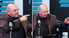 Sergio Markarian explotó contra periodista, lo palmoteó y le advirtió en vivo: "Sos mal tipo"