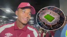Futbolista de Deportes Tolima queda rendido ante el Monumental de la 'U': "Algo sensacional"