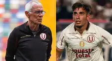 Héctor Cúper y el gesto con Martín Pérez Guedes tras su posible salida de Universitario