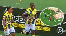¡Con blooper de Duarte! Bentancourt sorprende y anota el 1-0 de FC Cajamarca vs Alianza - VIDEO