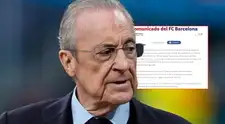 Barcelona anuncia tomar fuertes medidas contra el presidente del Real Madrid: “Delito de calumnias…”