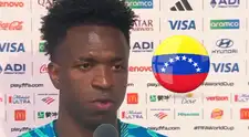 Vinicius Jr. tuvo polémico desplante con periodista venezolano: “Voy a hablar solo en..."