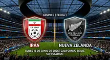 Irán vs. Nueva Zelanda por el Mundial 2026: ¿a qué hora juegan y dónde ver?
