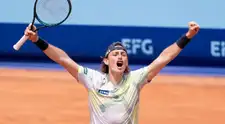 Ignacio Buse se estrenó con victoria en el ATP 250 de Mallorca: venció a Stéfanos Tsitsipás