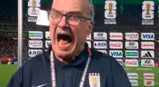 Marcelo Bielsa perdió los papeles y explotó contra trabajador tras la eliminación de Uruguay: "Dale de una vez"