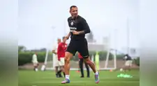 Gianluca Lapadula volvió a entrenar en Universitario y se alista para su debut ante Millonarios