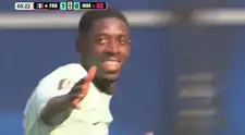 Ousmane Dembélé marcó golazo para el 2-0 de Francia sobre Marruecos en el Mundial 2026