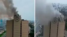 Amago de incendio en el hotel Sheraton: registran evacuación inmediata de sus huéspedes y movilizan varias unidades de bomberos