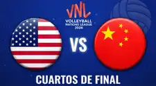 ¿A qué hora juega Estados Unidos vs China y dónde ver partido por la VNL Femenino?