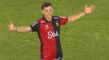 ¡Golazo de Melgar! Nicolás Quagliata puso el 1-0 ante Cristal por el Torneo Clausura