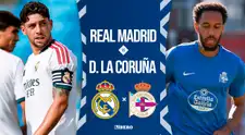 Real Madrid vs. Deportivo La Coruña EN VIVO HOY: dónde ver, horario y pronóstico