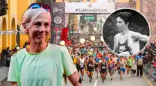 La histórica campeona olímpica Joan Benoit Samuelson fue una de las figuras de la Media Maratón de Lima