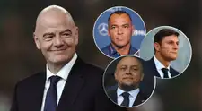 Javier Zanetti, Roberto Carlos y Cafú tomaron drástica medida con Infantino al mando de la FIFA