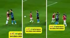 Erick Noriega se le plantó a rival en clásico ante Inter y se ganó la admiración del hincha