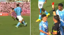 Catriel Cabellos dejó a Sporting Cristal con 10 hombres tras brutal pisotón a Christian Cueva