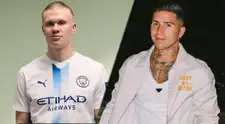 Erling Haaland extasiado con fichaje de Enzo Fernández en Manchester City: "A la cama"