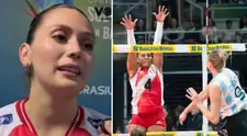 Kiara Montes reveló por qué está feliz pese a que Perú perdió en su debut en el Sudamericano de Vóley