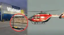 ALERTA MÁXIMA frente a un Walmart en Tomball: un hombre de 70 años CAYÓ en una ZANJA de 1,5 metros y se solicitó un HELICÓPTERO de emergencia
