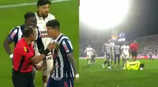 Mike Palomino cobró falta polémica a favor de Universitario y todo Alianza reclamó