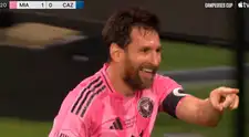 Lionel Messi anotó golazo de cabeza para poner el 1-0 del Inter Miami en la final de la Campeones Cup