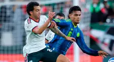 México y Colombia igualaron 1-1 en un duro partido amistoso internacional