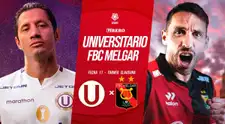 Universitario vs. Melgar EN VIVO HOY: a qué hora juegan, dónde ver y alineaciones