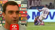 Pablo Guede defendió a DT de Melgar tras empate con la 'U': "Había que revisar esa jugada"