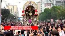 Segundo recorrido del Señor de los Milagros este domingo 18 de octubre: rutas del Cristo Moreno