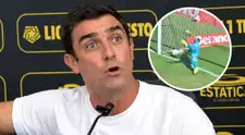 Pablo Guede se peleó con periodista por el polémico gol del Alianza vs CD Moquegua: "Es una falta de respeto"