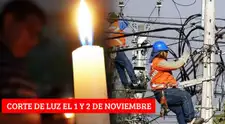 ¿Lima sin luz este 1 y 2 de noviembre? Revisa qué distritos serán afectados y horarios del CORTE