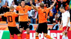 Que rica Naranja: Holanda venció 2-0 a Dinamarca