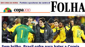 Prensa Brasileña critica a la Selección de Dunga