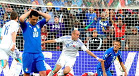 Se fue el campeón: Eslovaquia le ganó 3-2 a Italia y lo eliminó