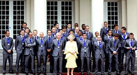 Selección de Holanda fue recibida por la Reina Beatriz
