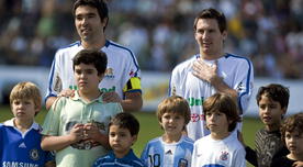 Con Messi en el campo: Partido amistoso que Deco organizó quedó empatado