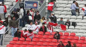 Antesala: Los peruanos ya empiezan a poblar el estadio en Canadá