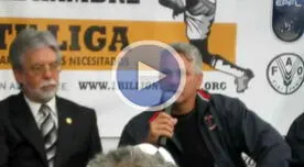Roberto Baggio se despidió del Perú en una conferencia de Prensa