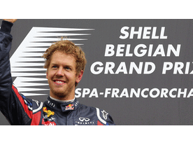 Lidera solo: Sebastian Vettel se llevó el Gran Premio de Bélgica