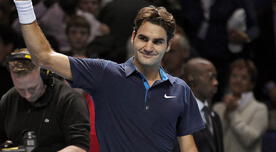 Roger Federer clasificó a la final del Máster de Londres y recuperó el tercer lugar de la ATP 