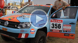Mira más de cerca el auto en el que corrieron los Ferrand en el Dakar