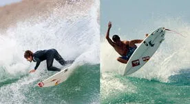 Gabriel Villarán y Cristóbal de Col participaron en fecha del mundial de surf en brasil