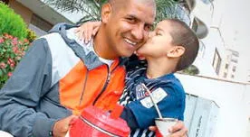 ¡Gracias, papi! El hijo del 'Negro' González está feliz por el gol que su papá le hizo a Gálvez