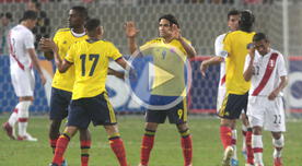 Jugadores de Colombia resaltaron la “entrega” y “esfuerzo” de Perú para buscar el partido