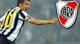 Podría ser ´millonario´: Alessandro Del Piero no descarta jugar en River Plate