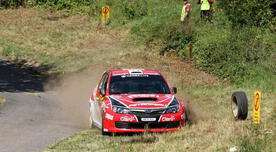 Nicolás Fuchs sufrió un accidente durante las pruebas del Rally Alemania 2012