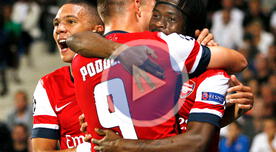Arsenal derrotó de visita 2-1 al Montpellier con goles de Podolski y Gervinho [VIDEO]