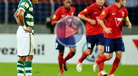 Sporting de Lisboa sin André Carrillo cayó goleado en la Europa League [VIDEO]